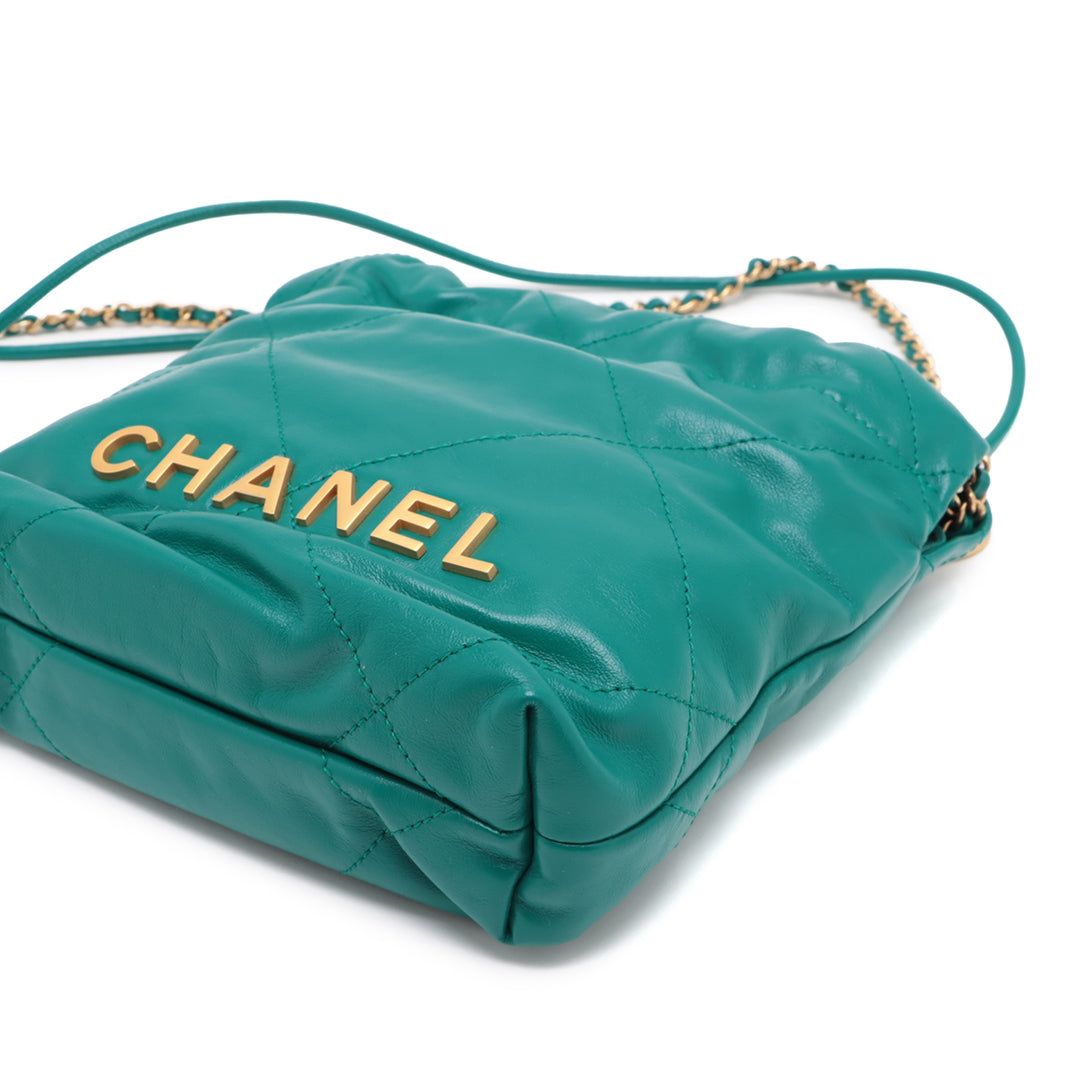Chanel Mini brillant Cuir de veau 22 Sac à main