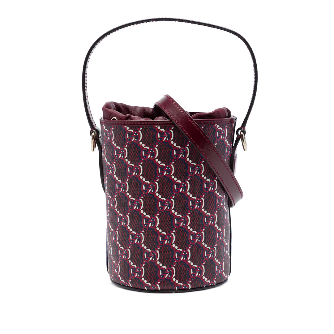 Shadow Sac seau Mini GG Supreme Rouge