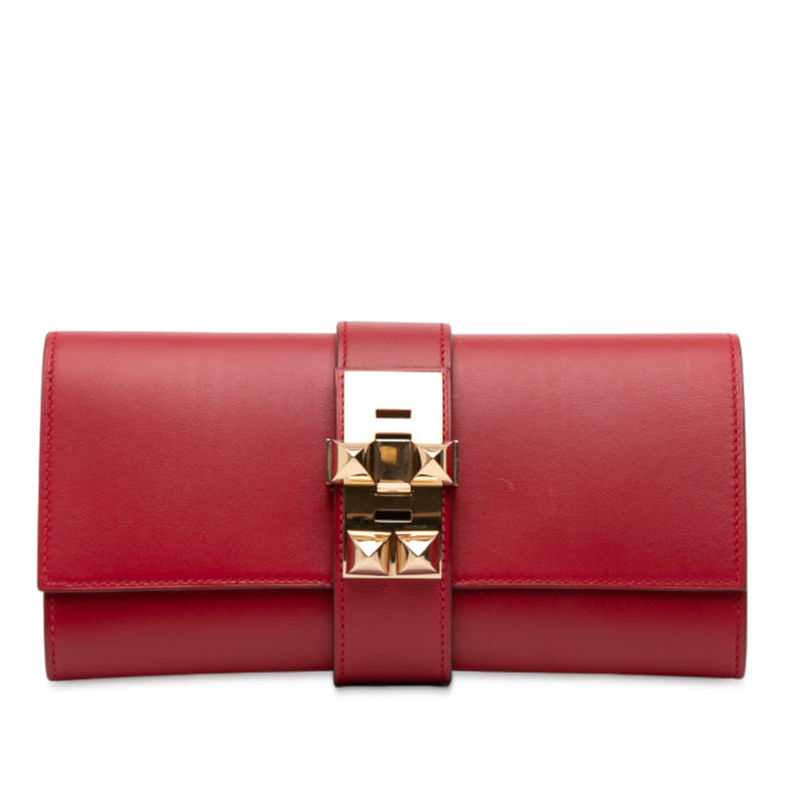 Hermès Tadelakt Medor 23 Rouge – GABY PARIS Authentique