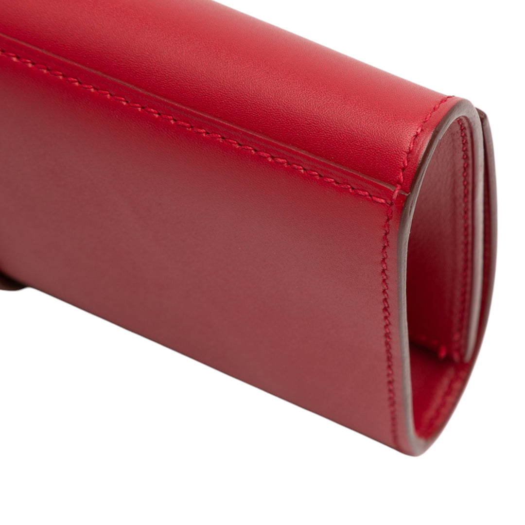 Hermès Tadelakt Medor 23 Rouge – GABY PARIS Authentique