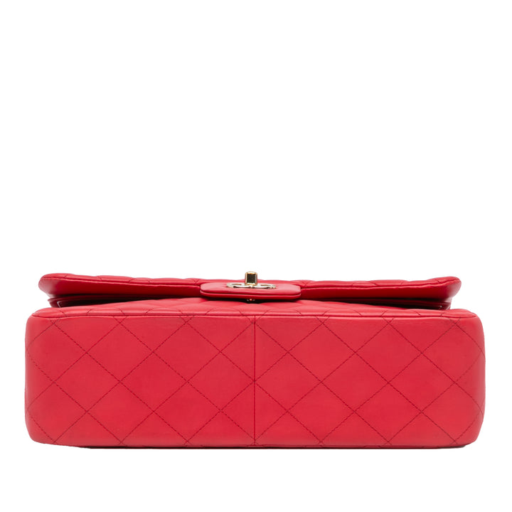 Chanel Jumbo Classic Lambskin Double Flap Red - GABY PARIS