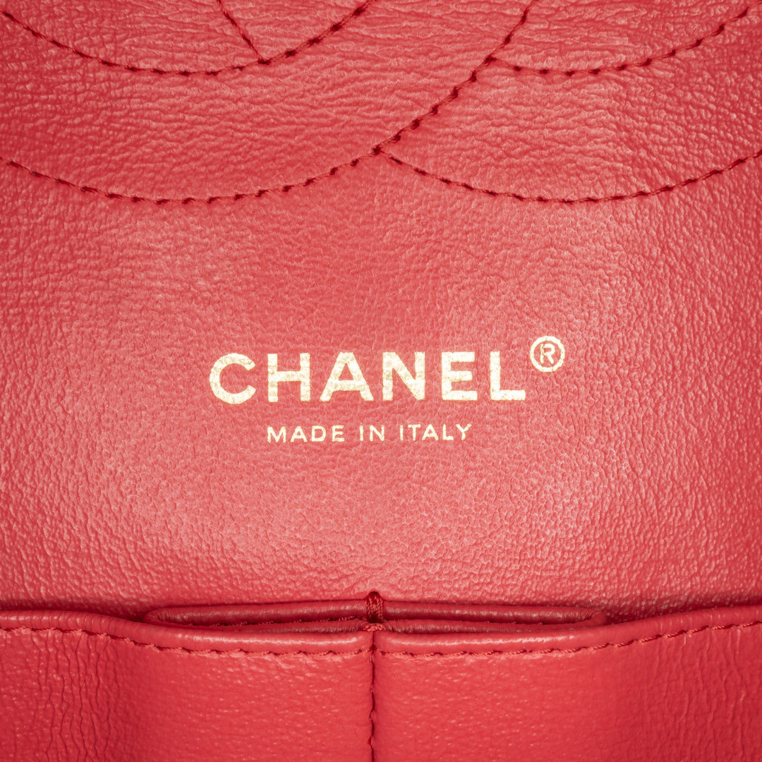 Chanel Jumbo Classic Lambskin Double Flap Red - GABY PARIS