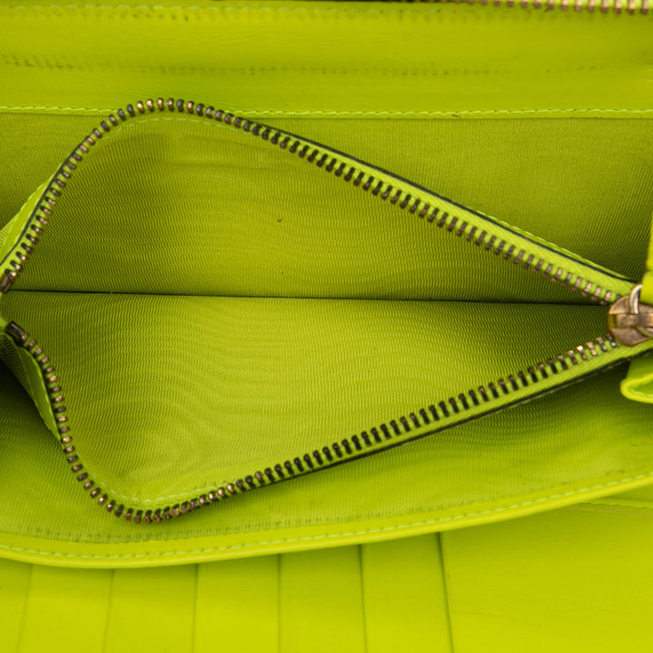 Valentino Cuir Rockstud Zip Around Portefeuille