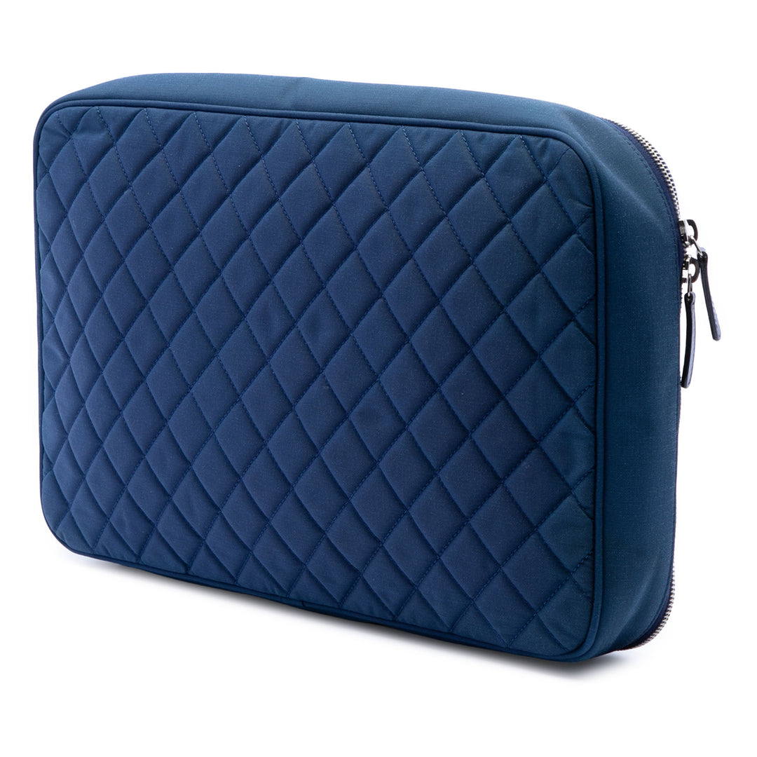 CC Matelassé Laptop Étui Bleu