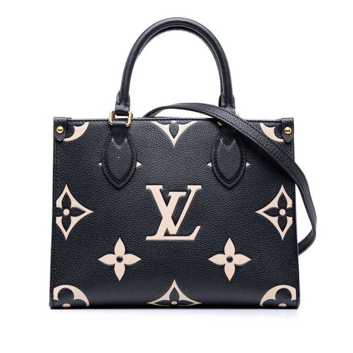Bicolore Giant Onthego PM Monogram Empreinte Noir