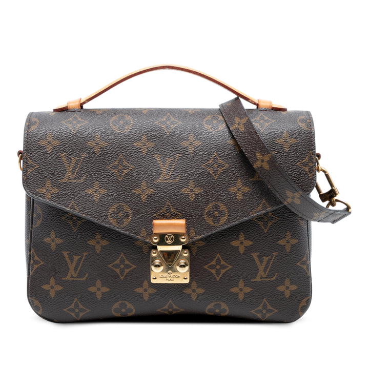Louis Vuitton Monogram Pochette Metis Marron