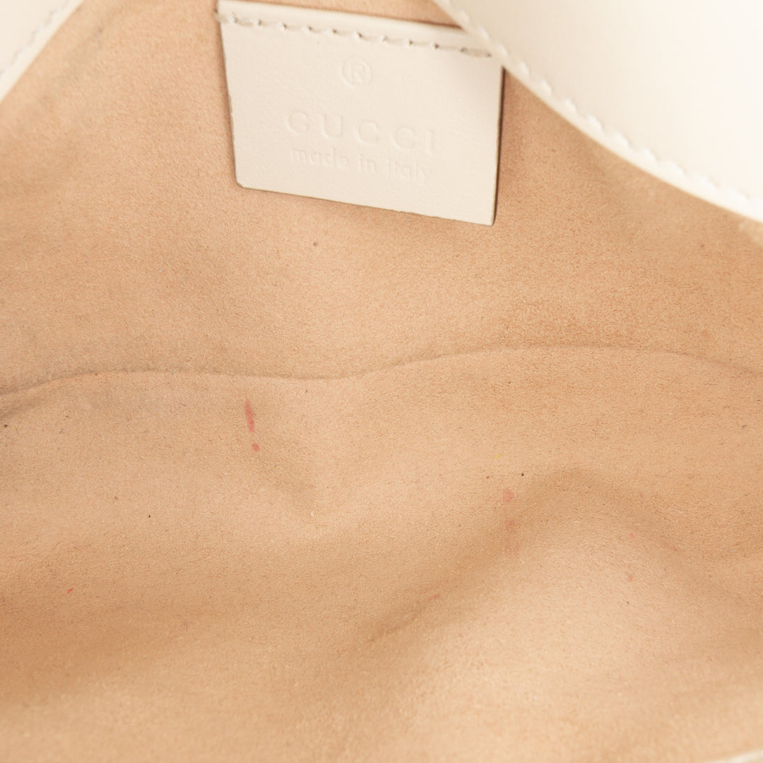 Gucci Mini GG Marmont Matelasse Cuir à rabat Sac porté croisé