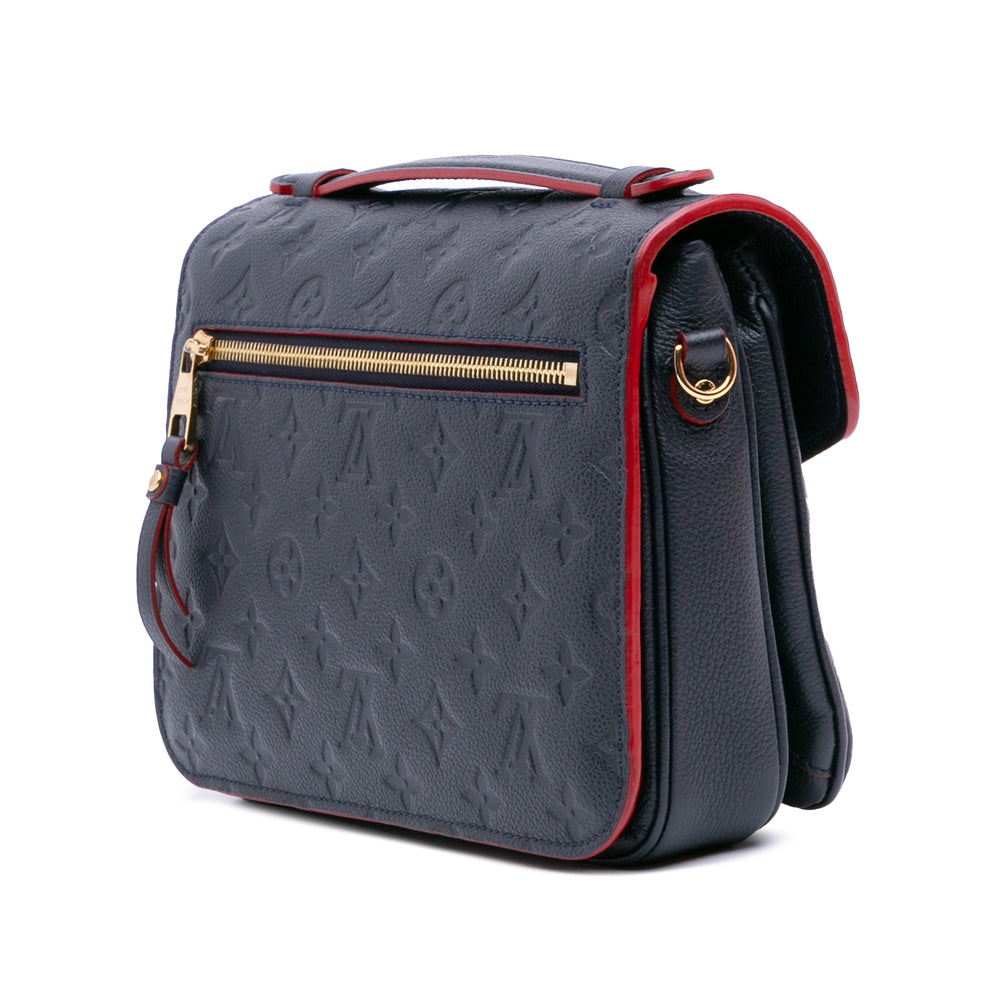 Louis Vuitton Monogram Empreinte Pochette Metis Bleu – GABY PARIS Authentique