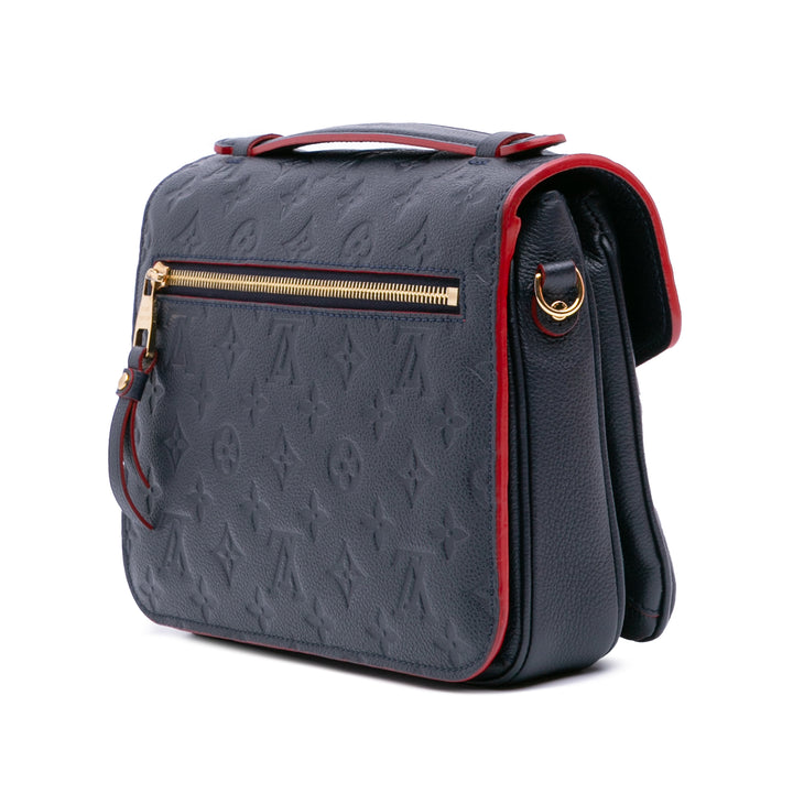 Louis Vuitton Monogram Empreinte Pochette Metis Bleu – GABY PARIS Authentique