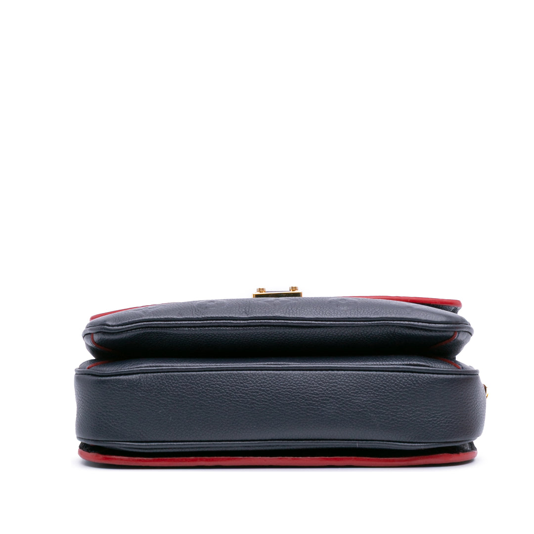 Louis Vuitton Monogram Empreinte Pochette Metis Bleu – GABY PARIS Authentique