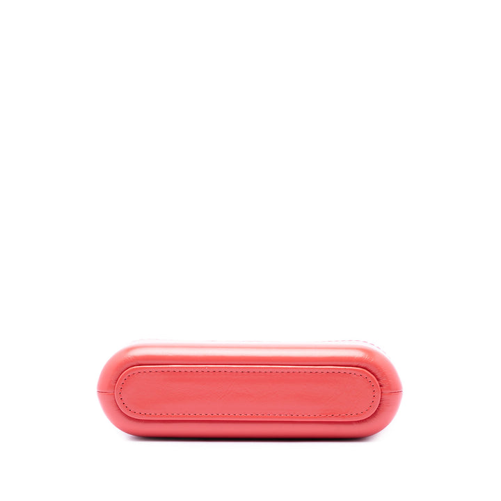 Chanel Pochette Matelassé vieilli Gabrielle Double Zippé avec chaîne Cuir de veau Rose – vue 3 – GABY PARIS