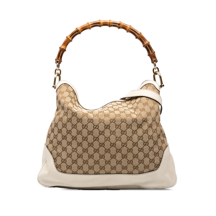 Gucci Sac à main GG Bamboo Diana Beige – vue principale – GABY PARIS