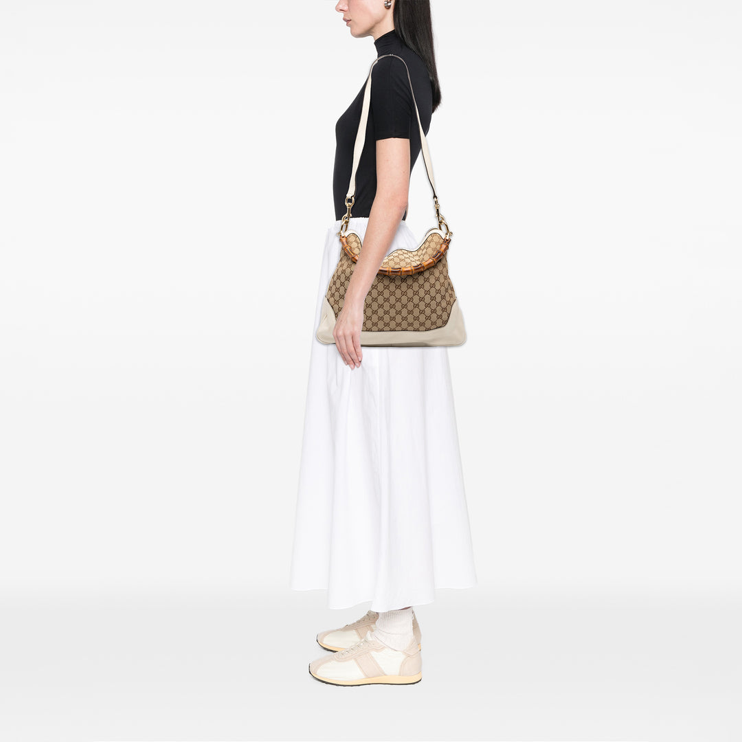Gucci Sac à main GG Bamboo Diana Beige – vue 6 – GABY PARIS
