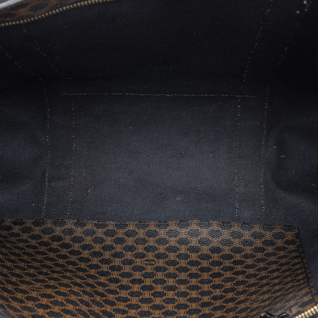 Celine Macadam Cabas Toile enduite Marron
