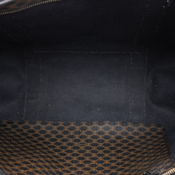 Celine Macadam Cabas Toile enduite Marron