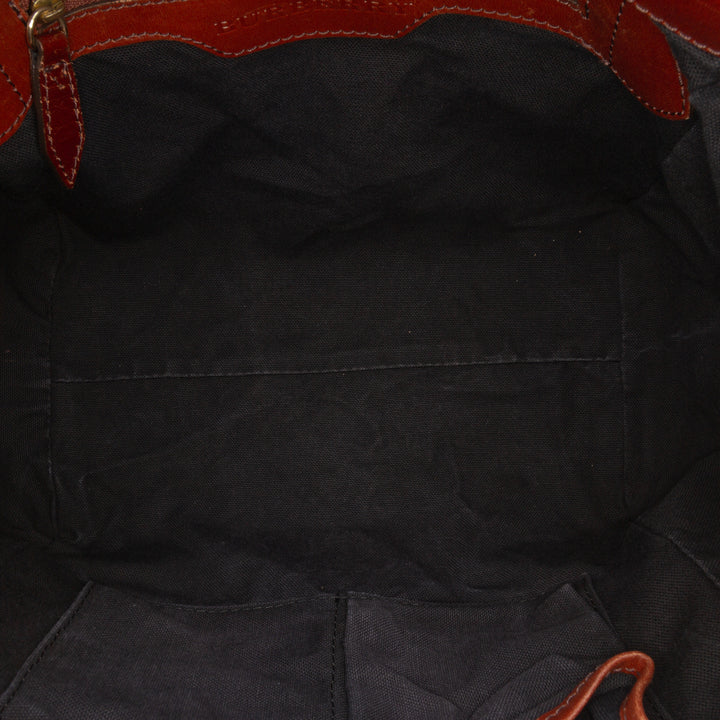 Burberry Small House Check Toile Canterbury Cabas