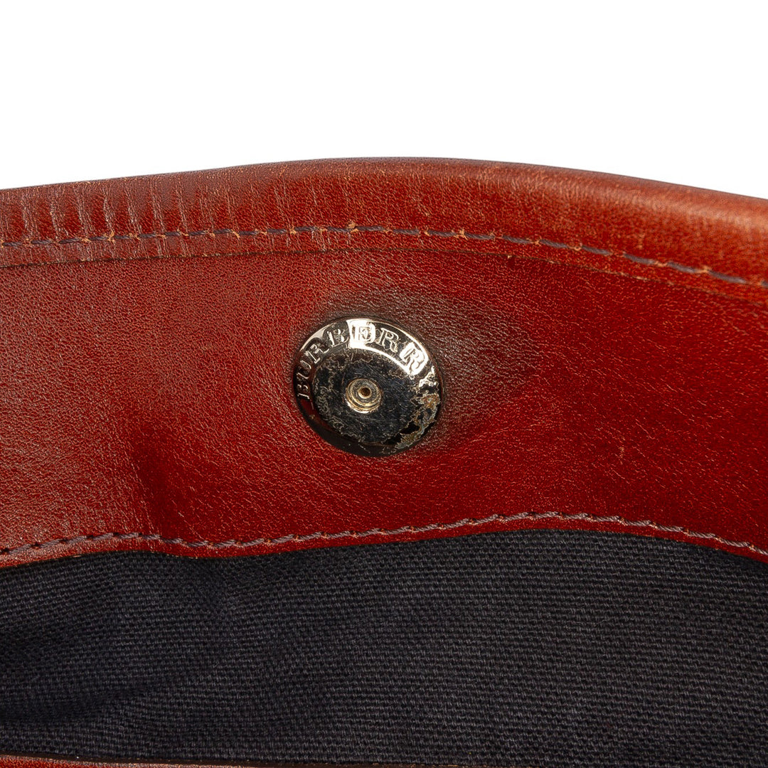 Burberry Small House Check Toile Canterbury Cabas