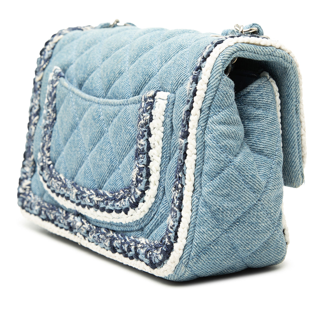 Chanel Mini Rectangular Classic Jean Braided Simple rabat
