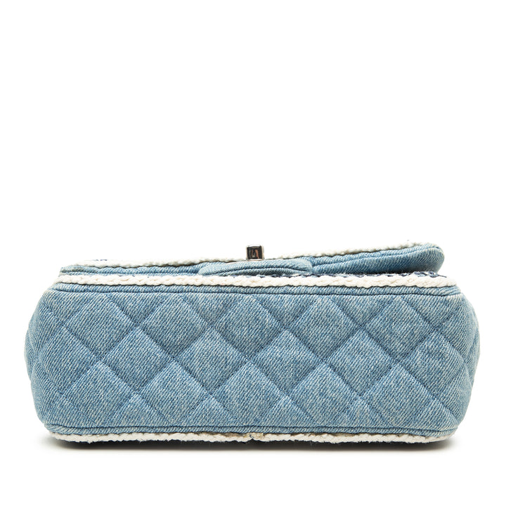 Chanel Mini Rectangular Classic Jean Braided Simple rabat
