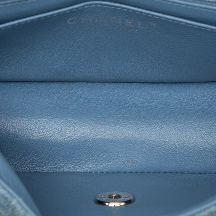 Chanel Mini Rectangular Classic Jean Braided Simple rabat