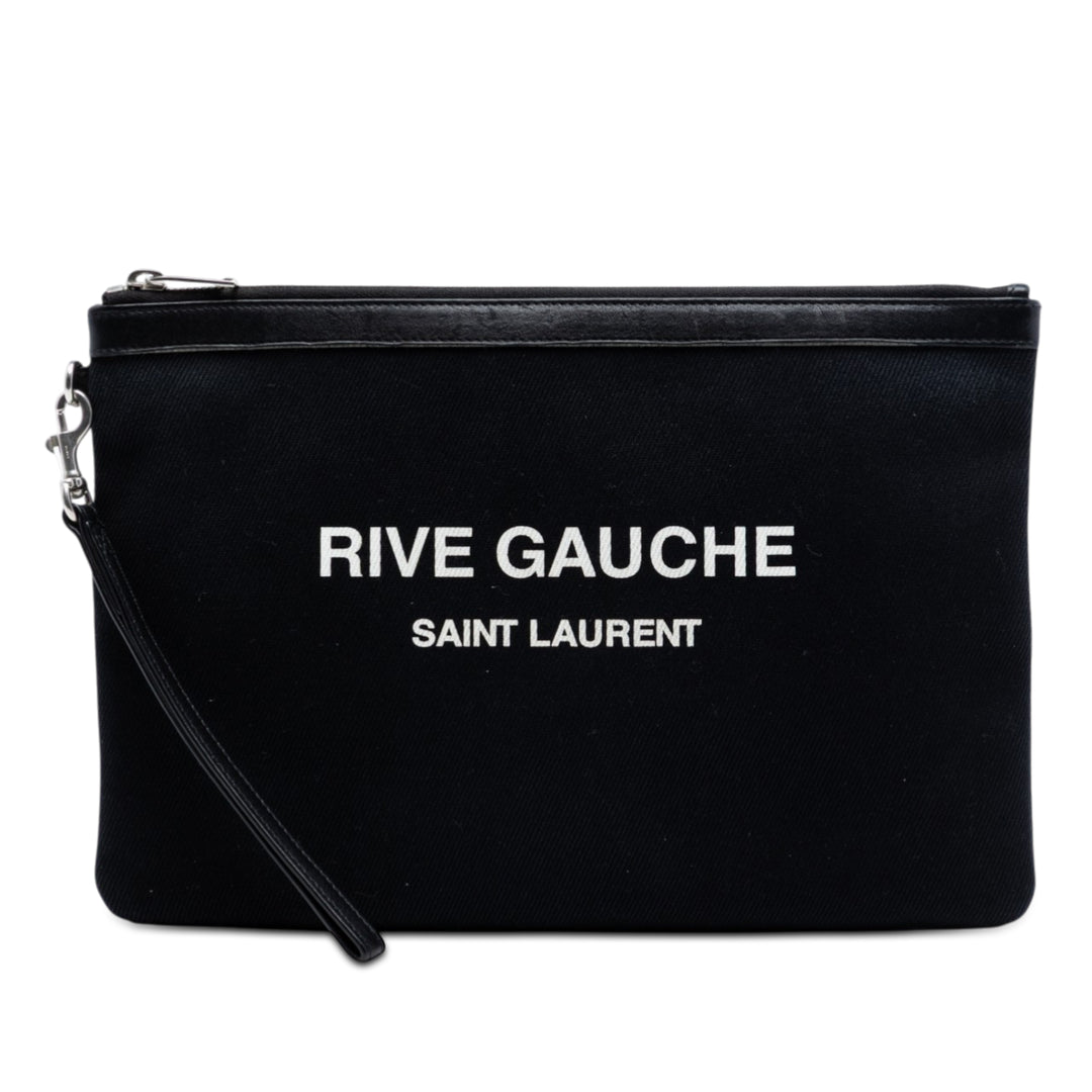 Saint Laurent Toile Rive Gauche Pochette