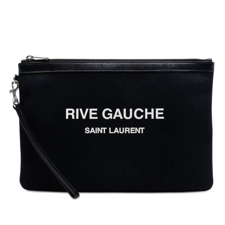 Saint Laurent Toile Rive Gauche Pochette