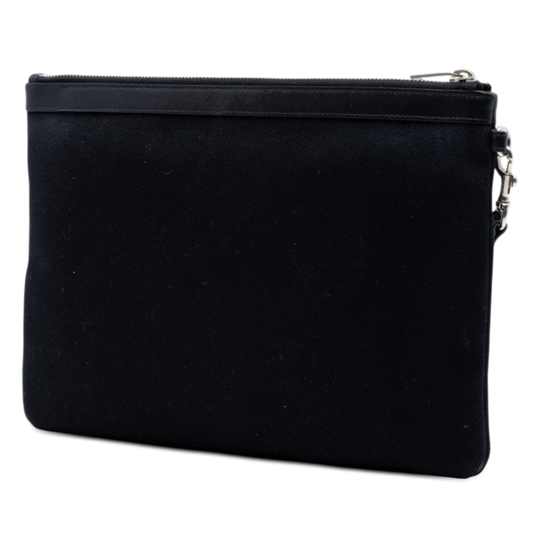 Saint Laurent Toile Rive Gauche Pochette
