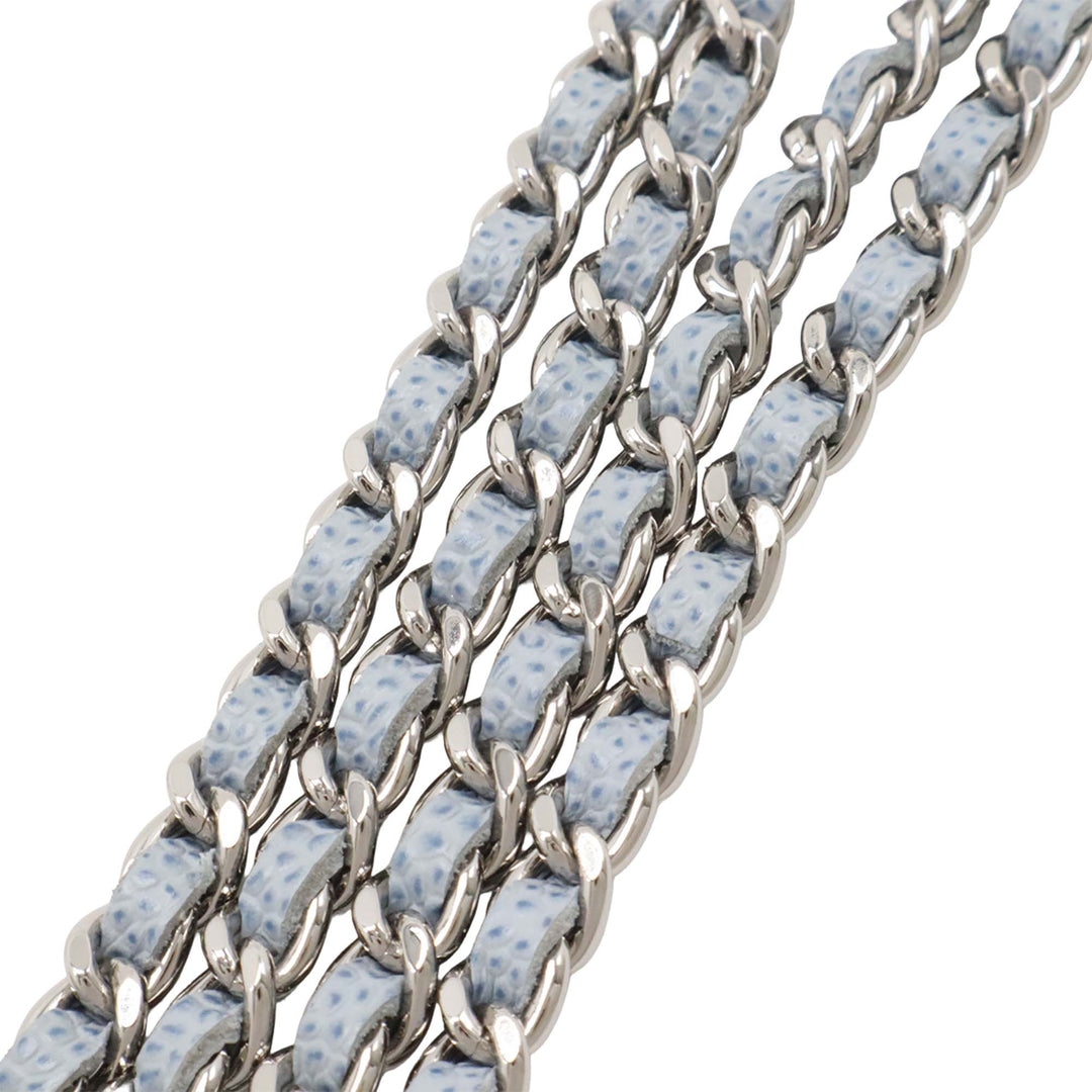 Chanel CC Caviar Half Moon Wallet on Chain