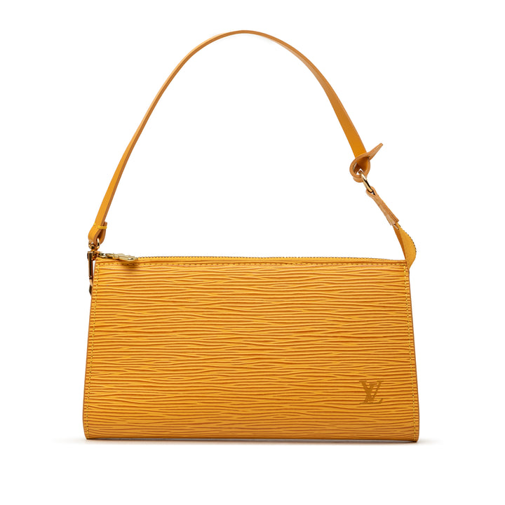 Pochette Accessoires Épi Jaune
