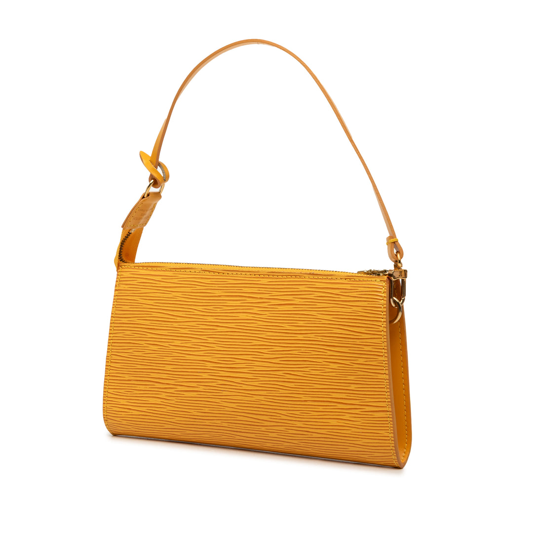 Pochette Accessoires Épi Jaune