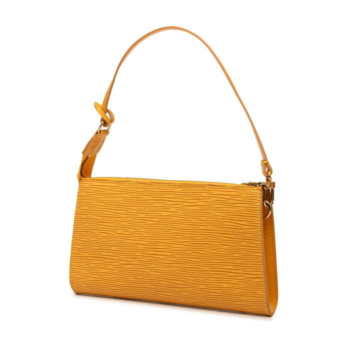 Pochette Accessoires Épi Jaune