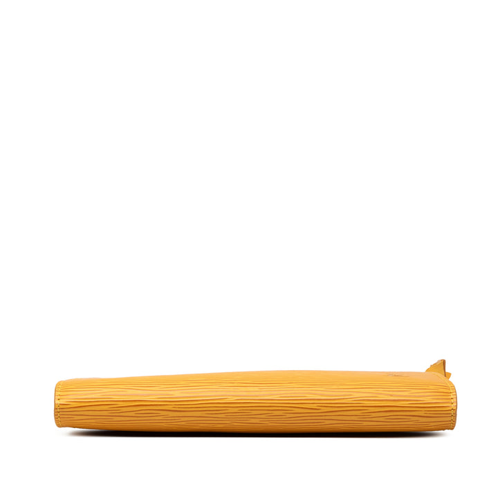 Pochette Accessoires Épi Jaune