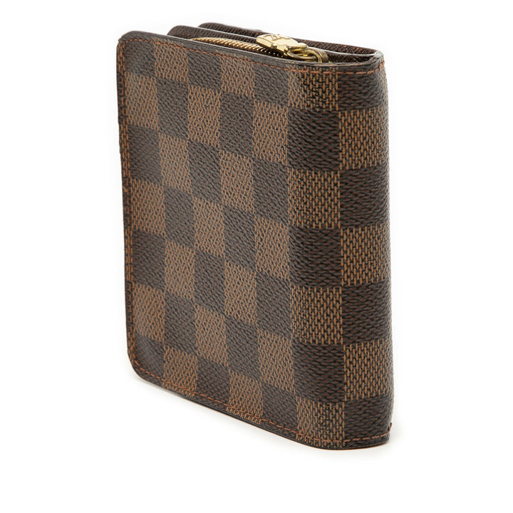 Louis Vuitton Damier Ebene Compact Zip Portefeuille