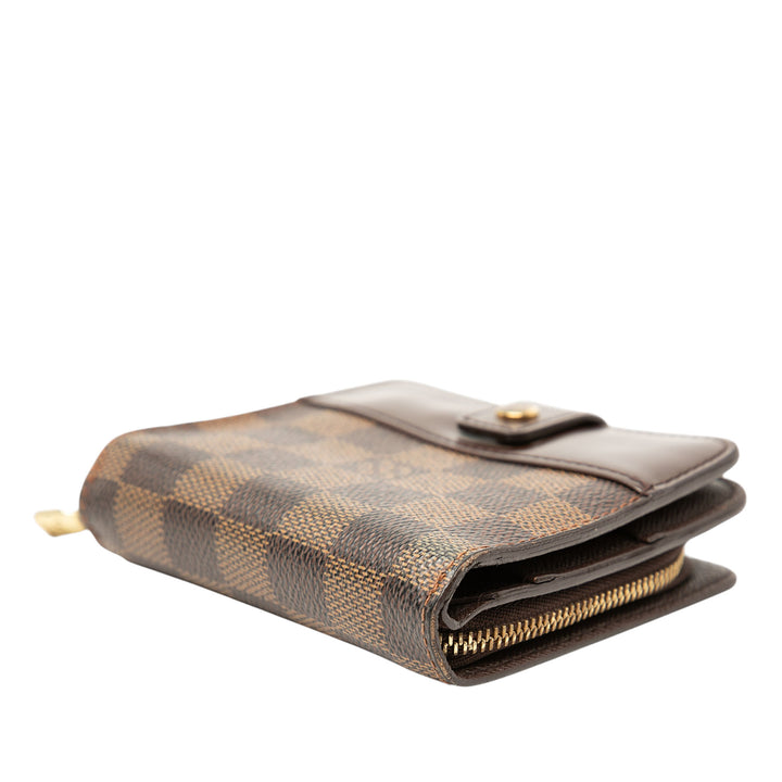 Louis Vuitton Damier Ebene Compact Zip Portefeuille
