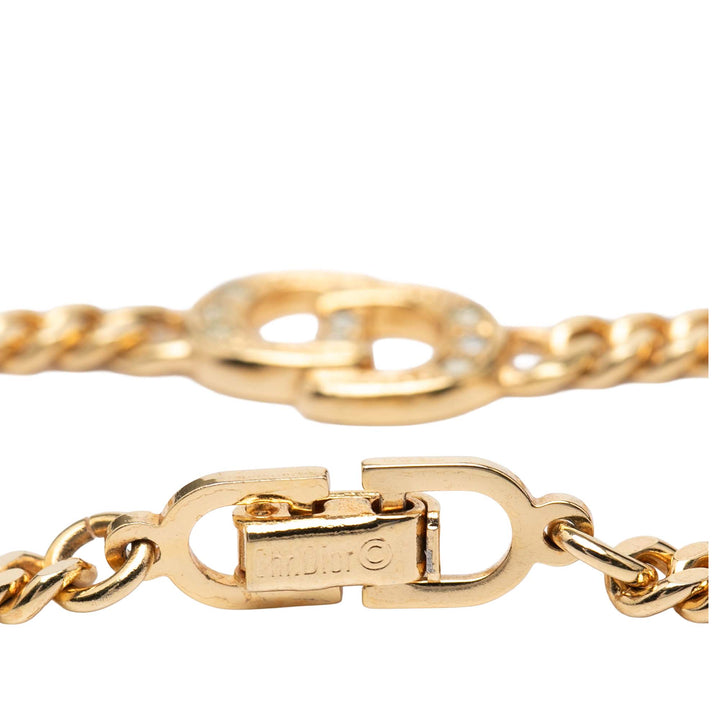 Dior plaqué CD Logo Chain Bracelet