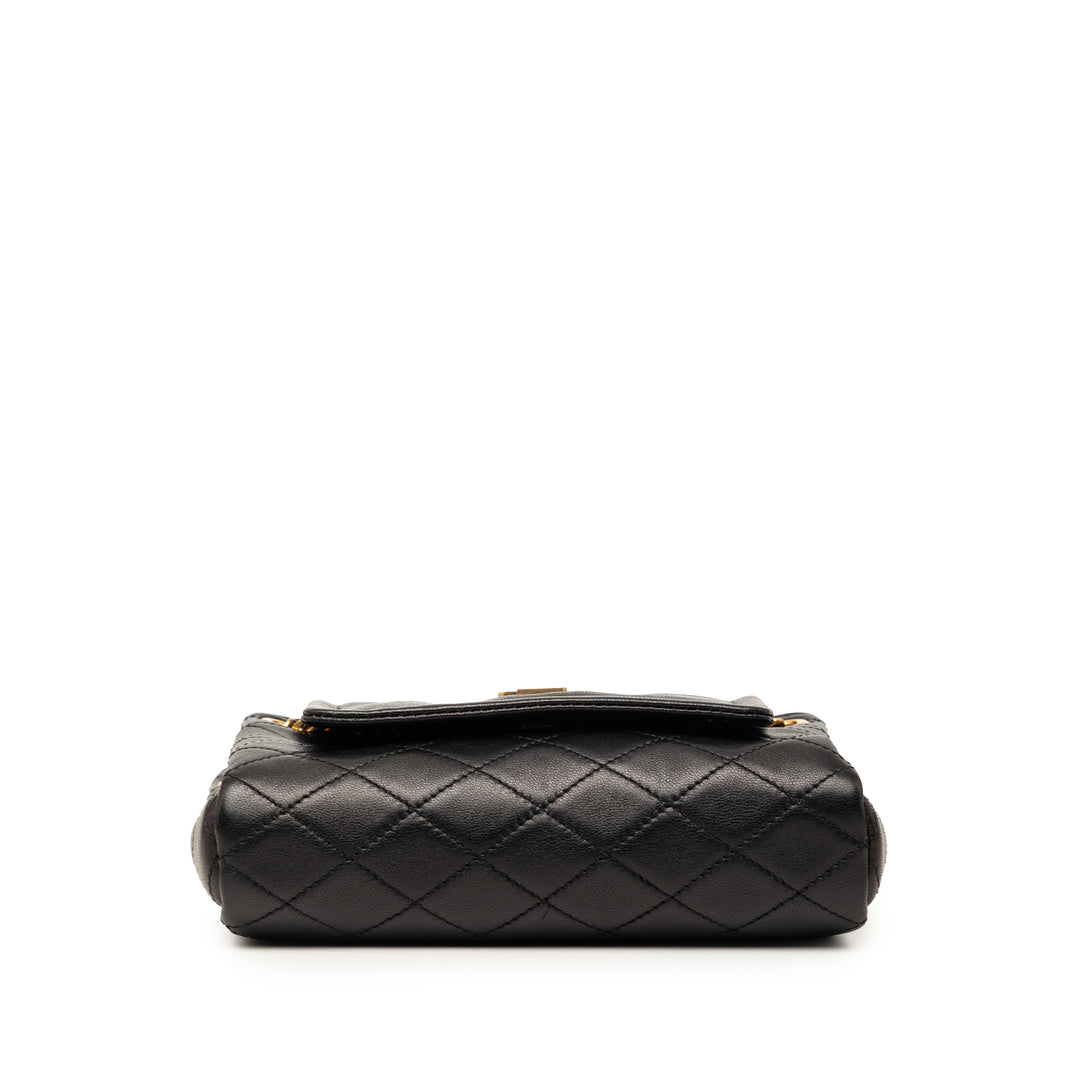 Saint Laurent Mini Matelassé Cuir d’agneau Monogram Nolita Sac