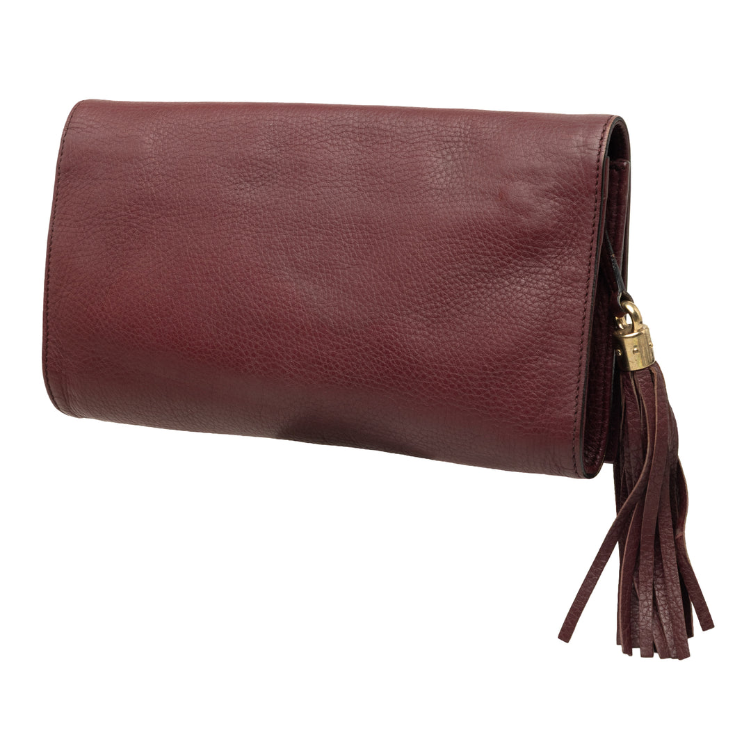 Soho Disco Pochette Cuir de veau Rouge
