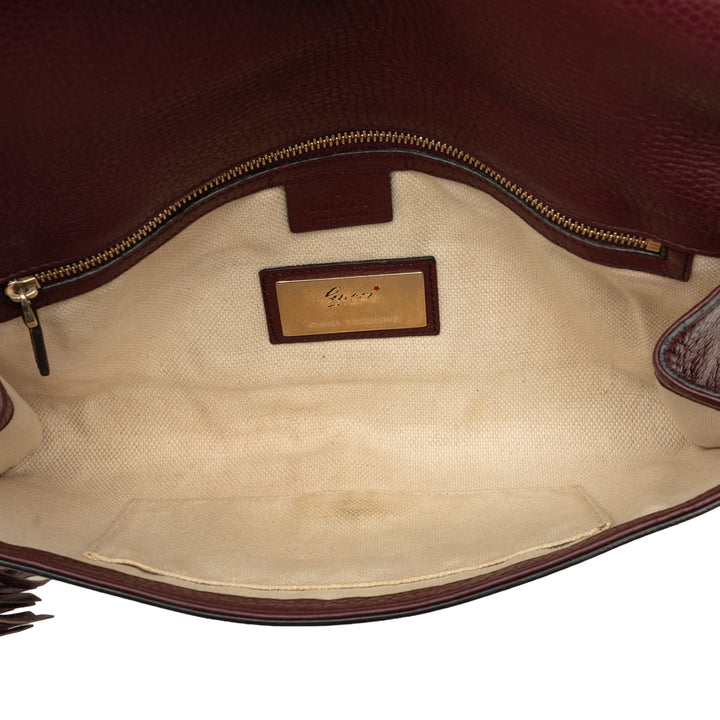 Soho Disco Pochette Cuir de veau Rouge