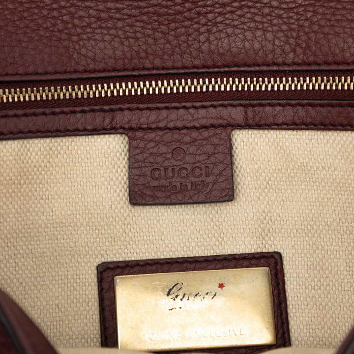 Soho Disco Pochette Cuir de veau Rouge