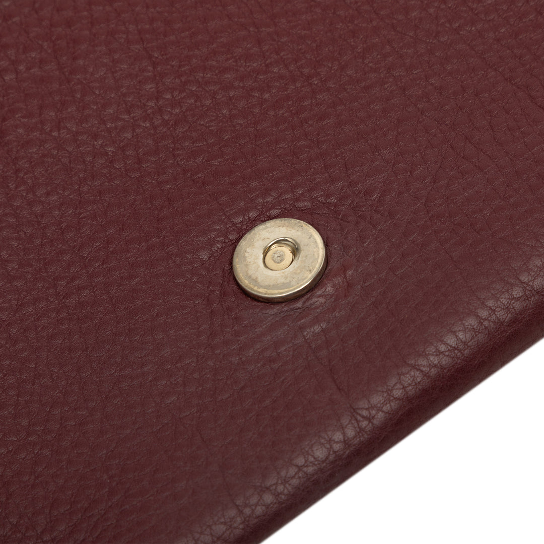 Soho Disco Pochette Cuir de veau Rouge
