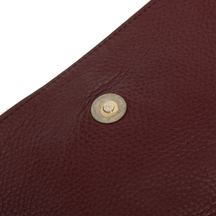 Soho Disco Pochette Cuir de veau Rouge