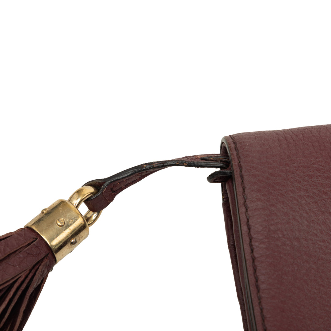 Soho Disco Pochette Cuir de veau Rouge