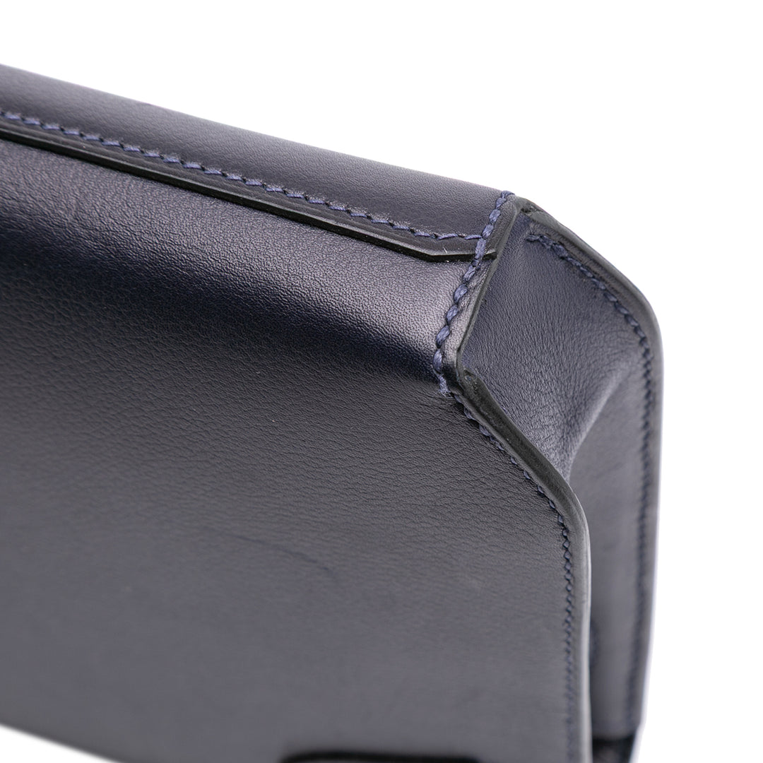 Hermès Evergrain Kelly Depeches Pochette 25 Bleu – GABY PARIS Authentique