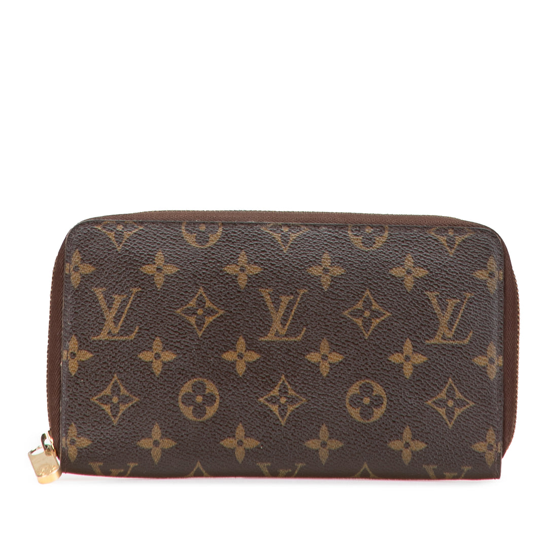 Monogram Zippy Organizer Wallet Brown - Gaby Paris