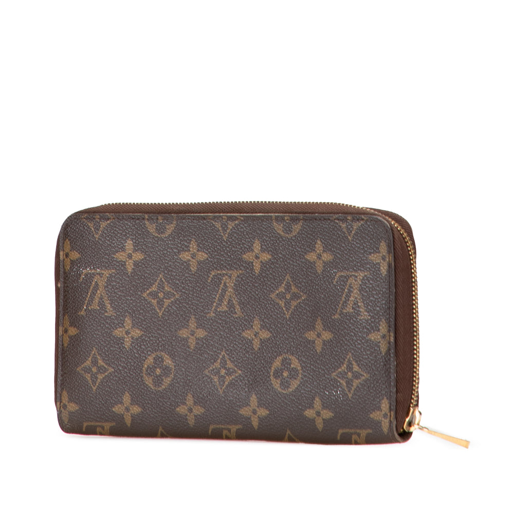 Monogram Zippy Organizer Wallet Brown - Gaby Paris