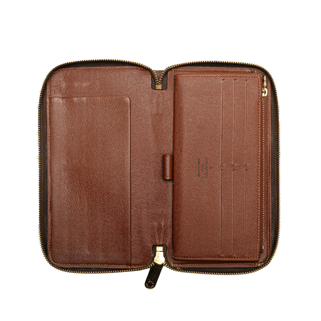 Monogram Zippy Organizer Wallet Brown - Gaby Paris