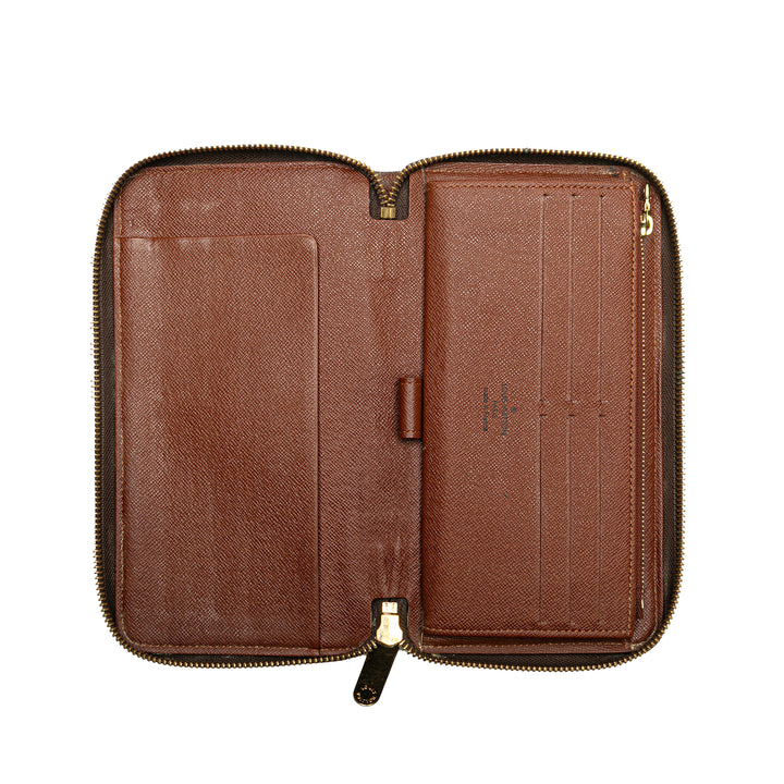 Monogram Zippy Organizer Wallet Brown - Gaby Paris