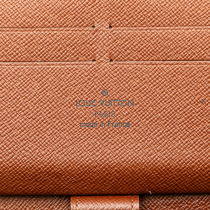 Monogram Zippy Organizer Wallet Brown - Gaby Paris