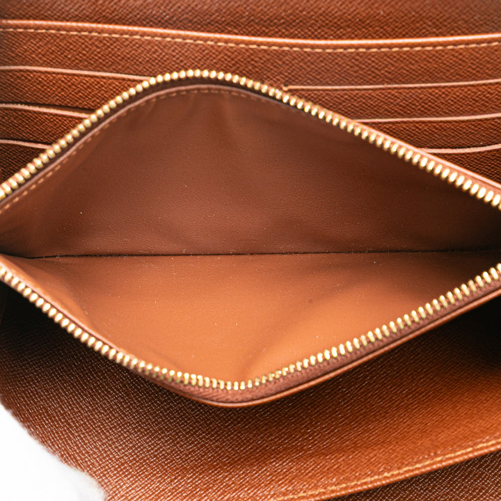 Monogram Zippy Organizer Wallet Brown - Gaby Paris