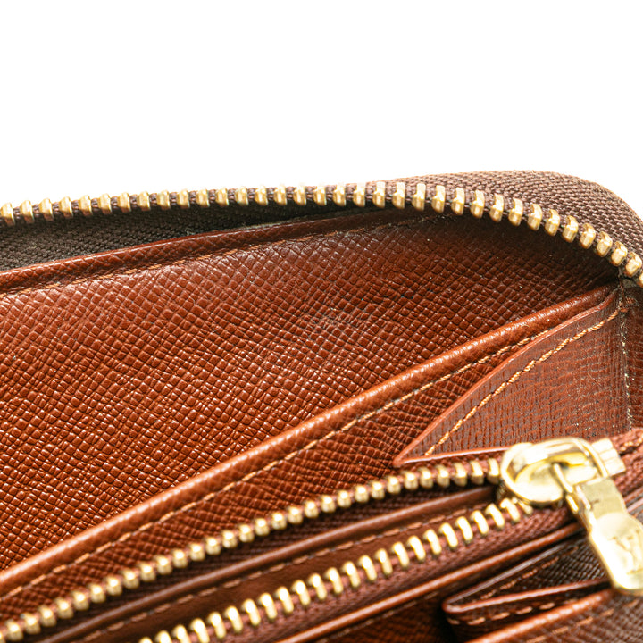Monogram Zippy Organizer Wallet Brown - Gaby Paris
